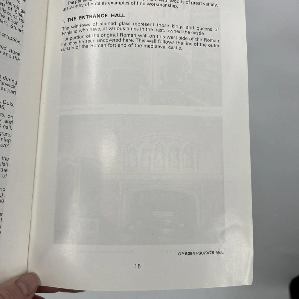 Vintage Cardiff Castle‎ Travel Guide Brochure Illustrated Handbook 1975
